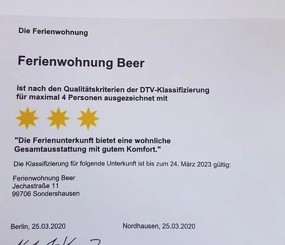 3-sterne-ferienwohnung Beer Apartment *